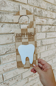 Tooth Fairy Door Hanger | Daisy, Checkered, Plain