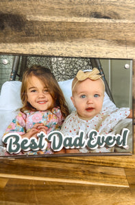 Acrylic Picture Frame | personalize photo frame