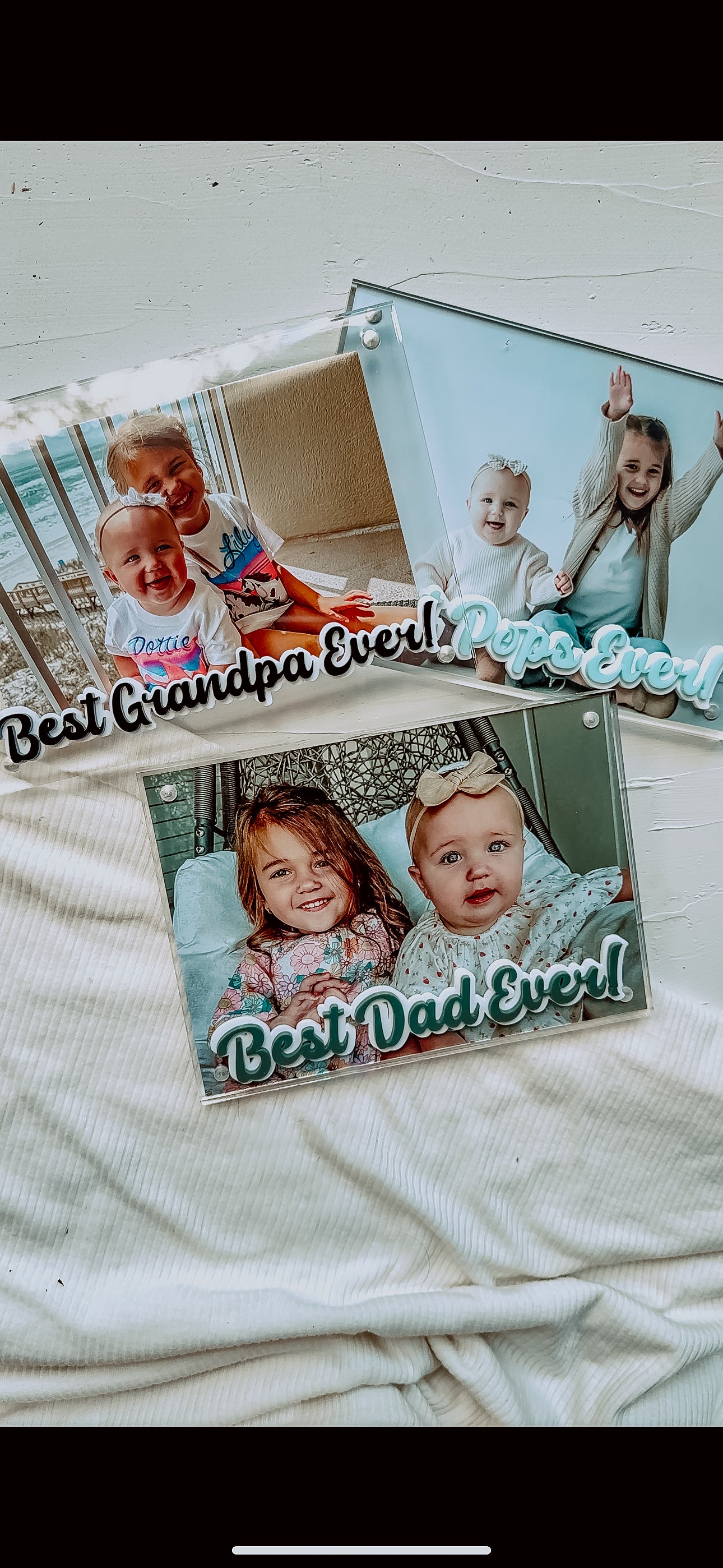 Acrylic Picture Frame | personalize photo frame
