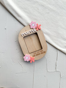 Mother’s Day Picture Magnet | DIY fridge picture frame