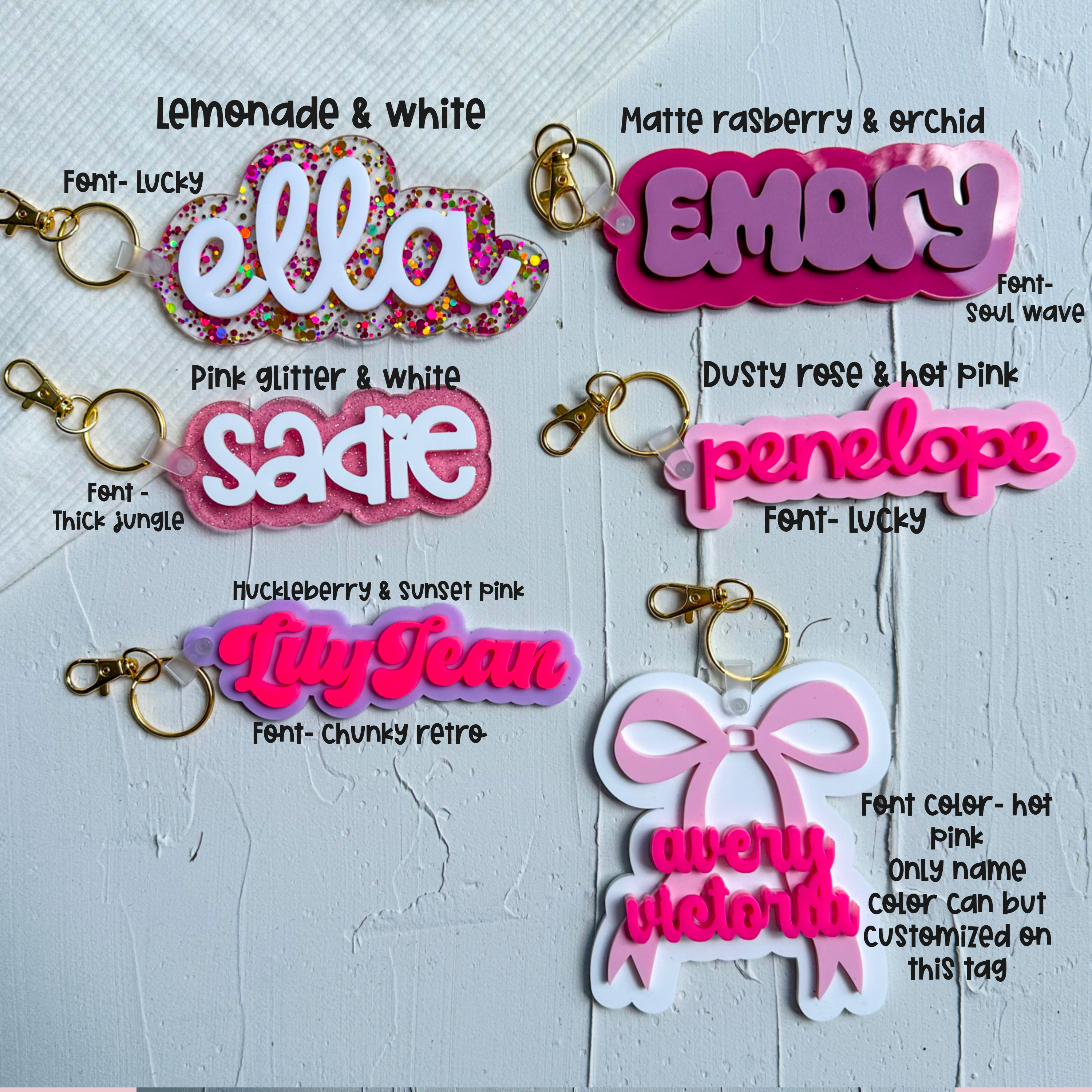 Bag Tag | Personalized Keychain