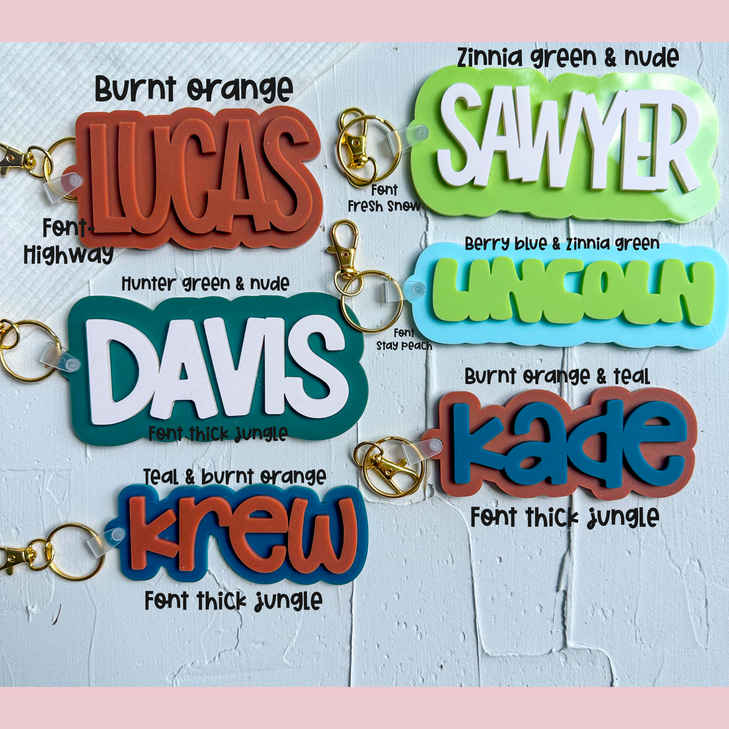 Bag Tag | Personalized Keychain