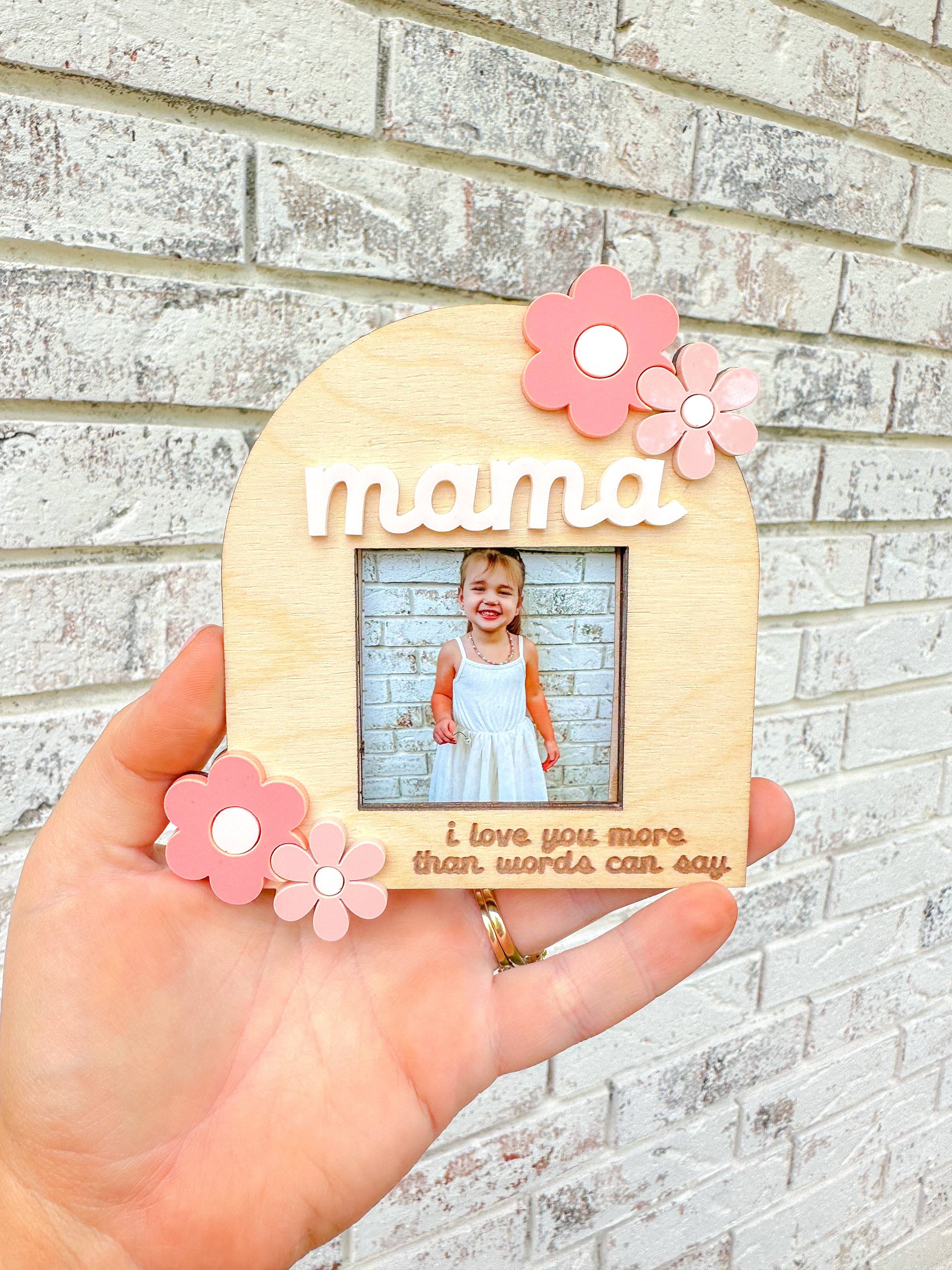 Mother’s Day Picture Magnet | DIY fridge art