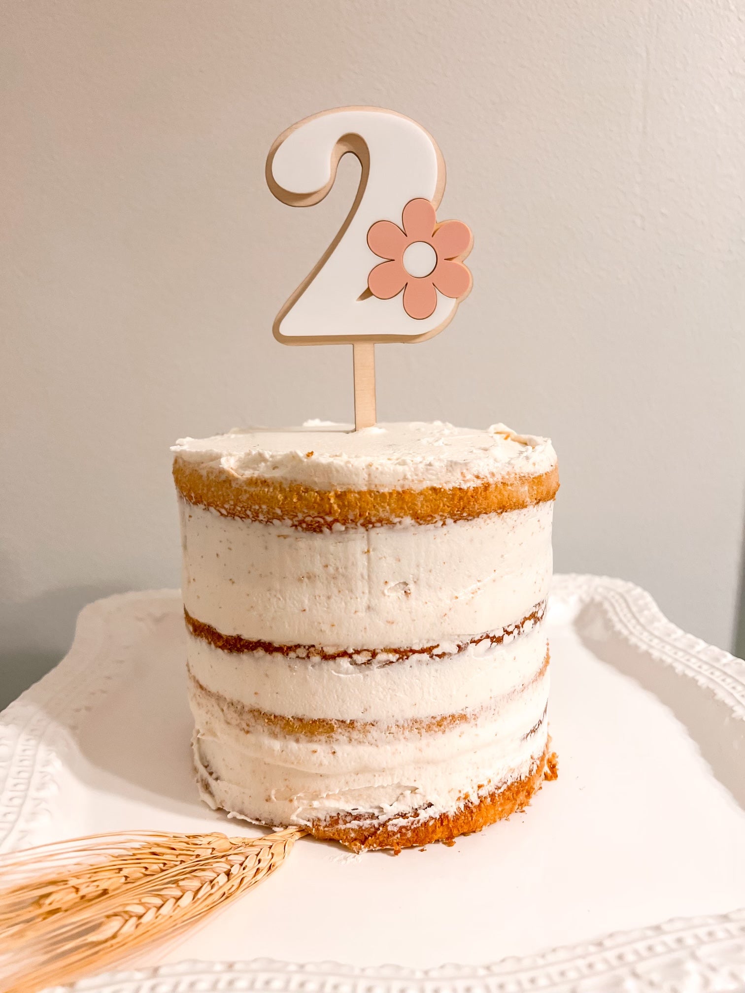 DAISY CAKE TOPPER- 1,2,3…