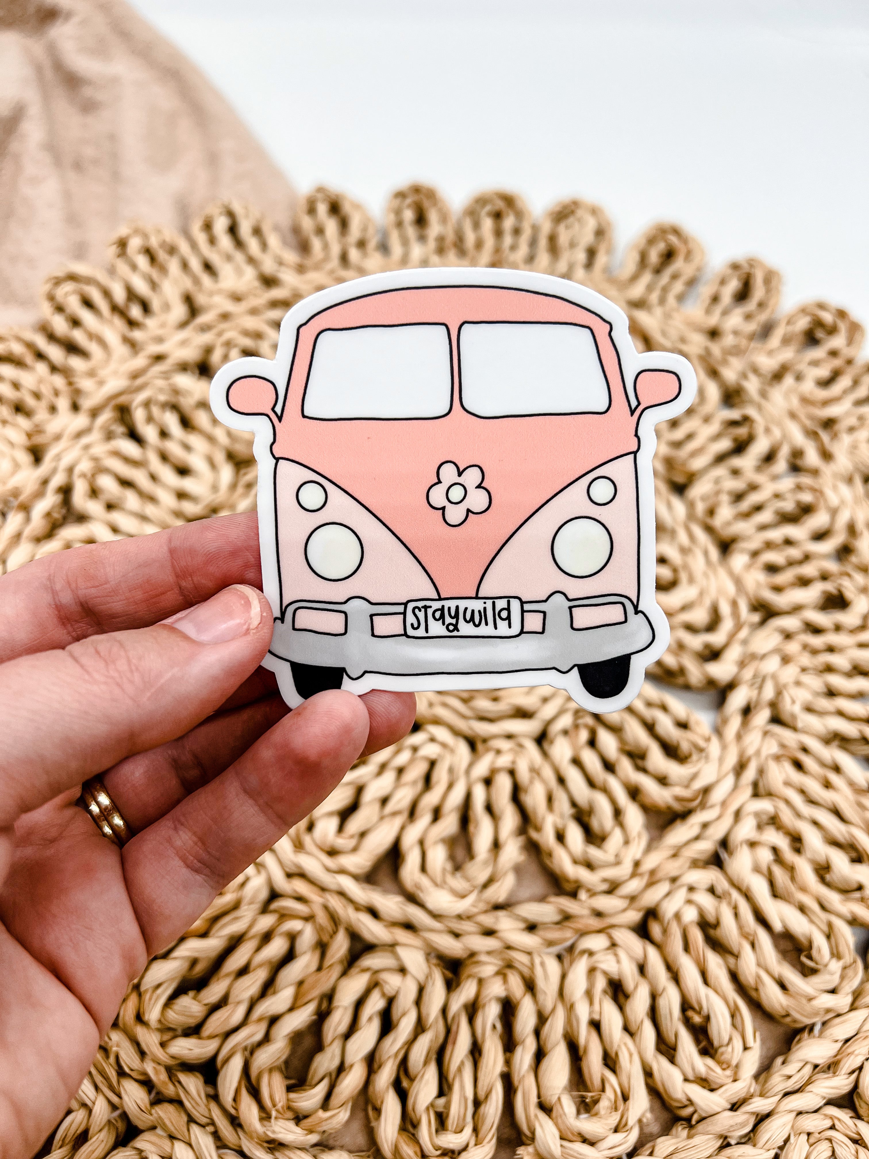 VW Bus | Stay wild sticker